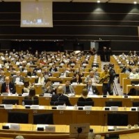 Κατάμεστη η  αίθουσα συνεδριάσεων του Ευρωπαϊκού Κοινοβουλίου