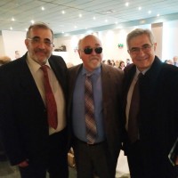 Ο Ι. Βαρδακαστάνης με τον Πρόεδρο του Συλλόγου, Μανώλη Διαγουμά και τον υποψήφιο Βουλευτή Δυτικής Αθήνας με το Κίνημα Αλλαγής, Μιχάλη Καρχιμάκη