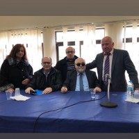 Ο Ι. Βαρδακαστάνης με εκπροσώπους του αναπηρικού κινήματος στη Σπάρτη, 13 Μαρτίου 2019
