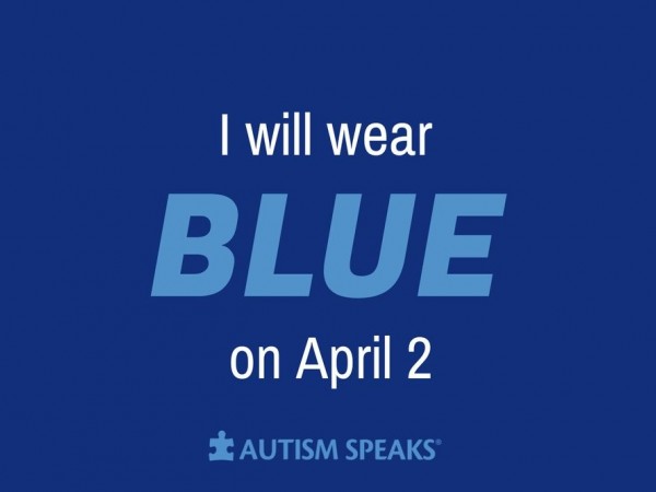 Το σύνθημα φοράω μπλε με αφορμή την παγκόσμια μέρα αυτισμού