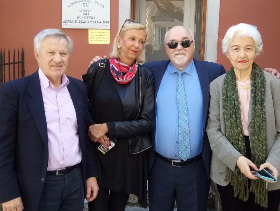 Οι Υποψήφιοι Ευρωβουλευτές Ιωάννης Βαρδακαστάνης και η Ισμήνη Μώρου με τους Μαρία Μάνδυλα και Σπύρο Ζουμπουλίδη