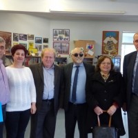 Από την επίσκεψη του Ι. Βαρδακαστάνη στις Σέρρες με τον βουλευτή Σερρών Μ. Τζελέπη