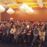 Ο Ι. Βαρδακαστάνης στην κατάμεστη αίθουσα της εκδήλωσης του Κινήματος Αλλαγής